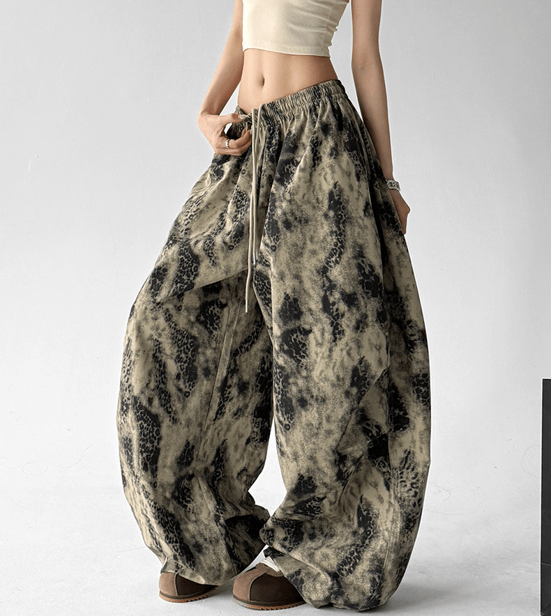 Vintage Snake Print Wide - Leg Pants - CT205 - COPPING THREADS - CT Select