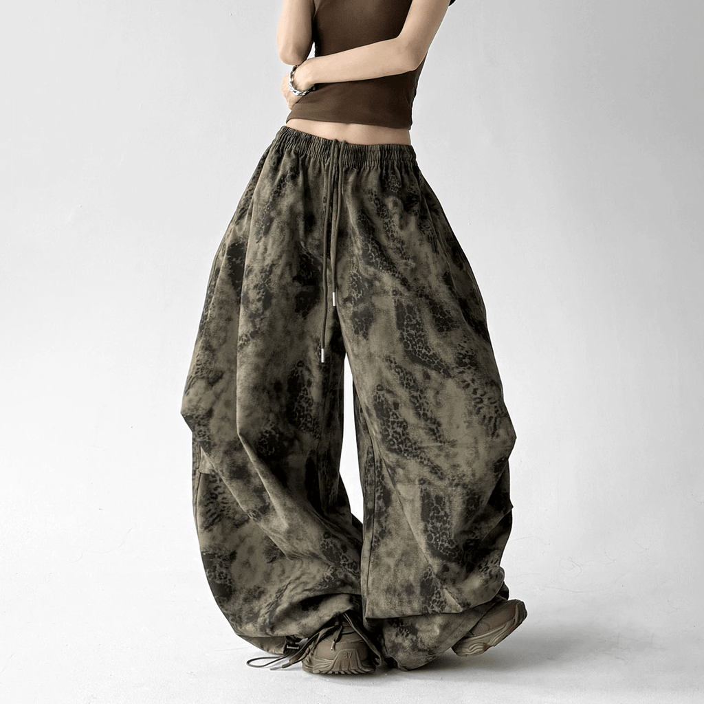 Vintage Snake Print Wide - Leg Pants - CT205 - COPPING THREADS - CT Select