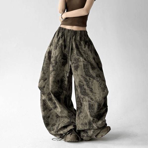 Vintage Snake Print Wide - Leg Pants - CT205 - COPPING THREADS - CT Select
