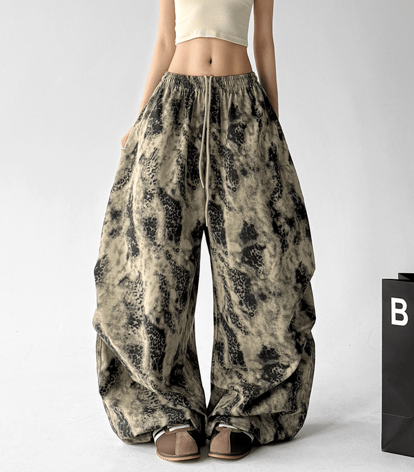 Vintage Snake Print Wide - Leg Pants - CT205 - COPPING THREADS - CT Select