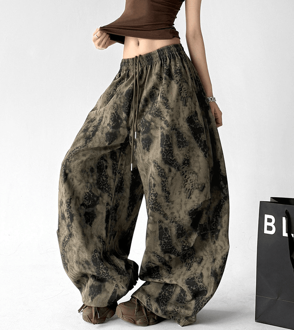 Vintage Snake Print Wide - Leg Pants - CT205 - COPPING THREADS - CT Select