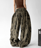 Vintage Snake Print Wide - Leg Pants - CT205 - COPPING THREADS - CT Select