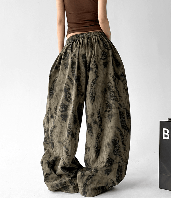 Vintage Snake Print Wide - Leg Pants - CT205 - COPPING THREADS - CT Select