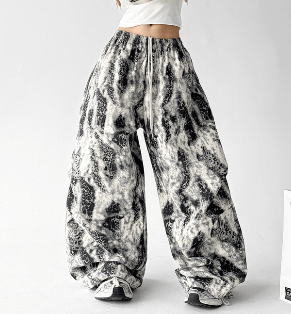Vintage Snake Print Wide - Leg Pants - CT205 - COPPING THREADS - CT Select