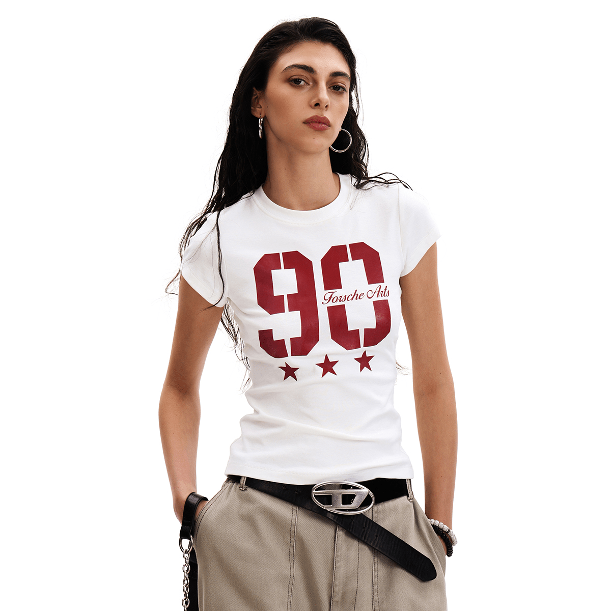 Vintage Sport Graphic Fitted Tee - COPPING THREADS - 0123Start