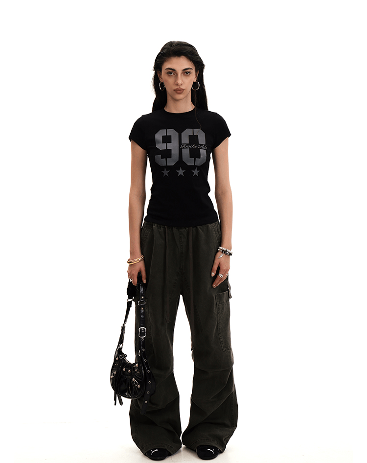 Vintage Sport Graphic Fitted Tee - COPPING THREADS - 0123Start