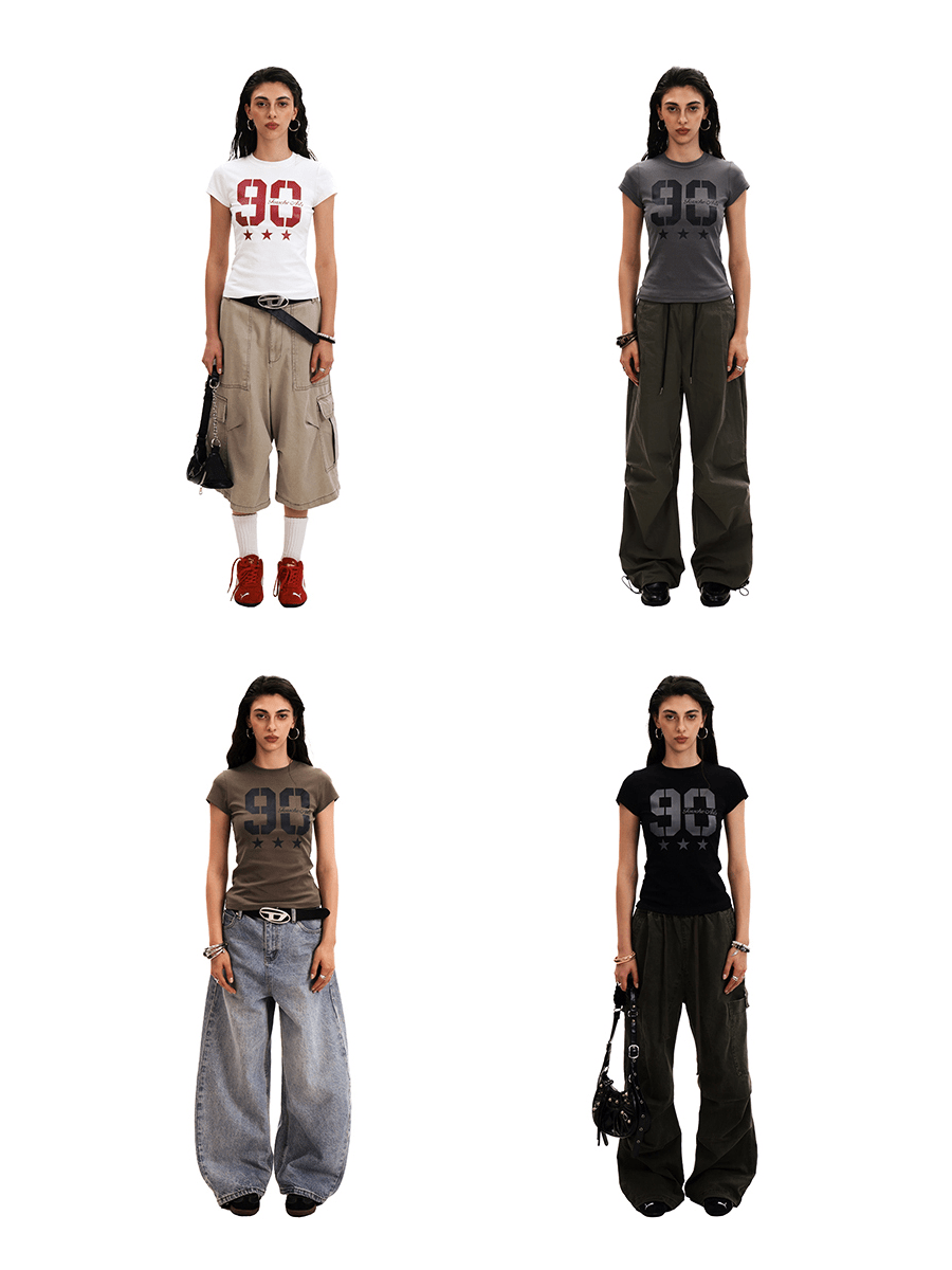 Vintage Sport Graphic Fitted Tee - COPPING THREADS - 0123Start