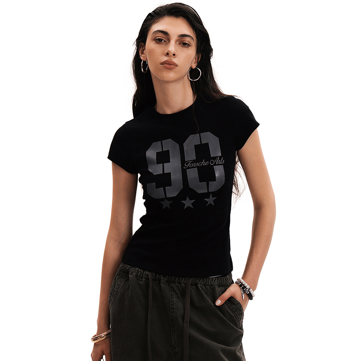 Vintage Sport Graphic Fitted Tee - COPPING THREADS - 0123Start