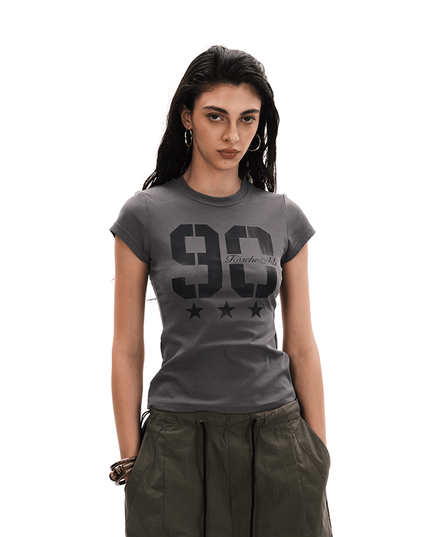 Vintage Sport Graphic Fitted Tee - COPPING THREADS - 0123Start