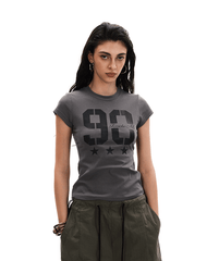 Vintage Sport Graphic Fitted Tee - COPPING THREADS - 0123Start