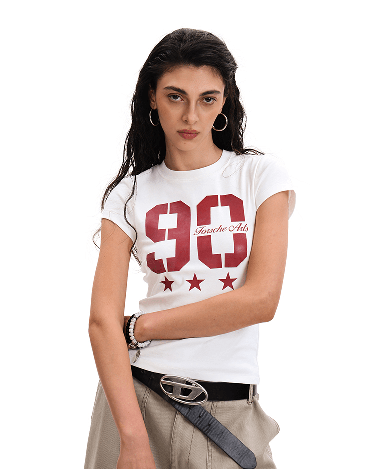 Vintage Sport Graphic Fitted Tee - COPPING THREADS - 0123Start