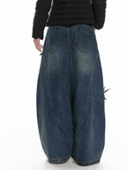 Vintage Star Patch Wide - Leg Denim - COPPING THREADS - Jikoo