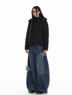 Vintage Star Patch Wide - Leg Denim - COPPING THREADS - Jikoo