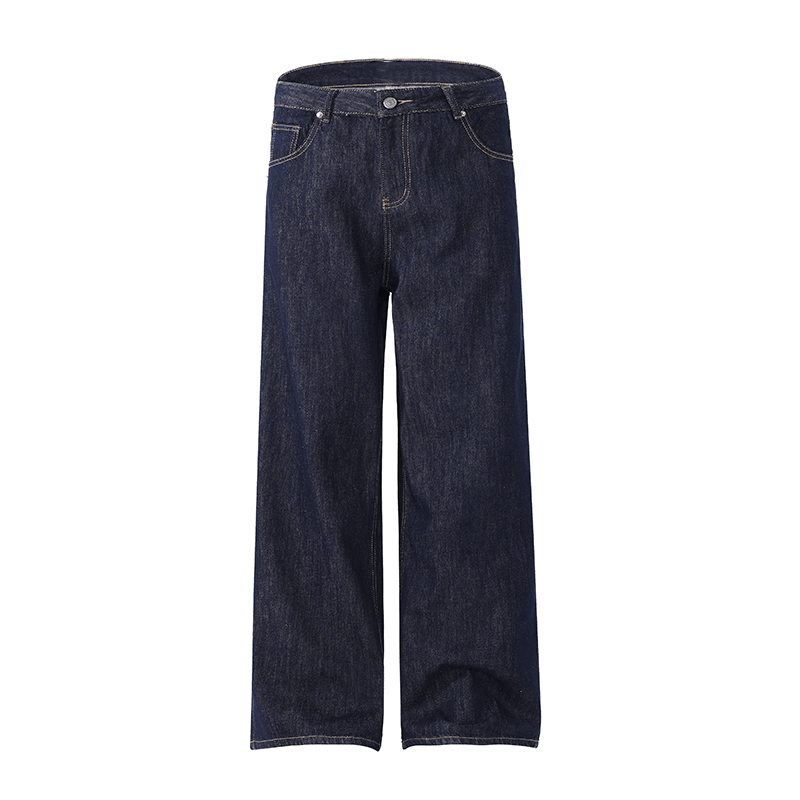 Vintage Straight Fit Wide - Leg Denim Jeans - COPPING THREADS - CT Basics