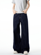 Vintage Straight Fit Wide - Leg Denim Jeans - COPPING THREADS - CT Basics