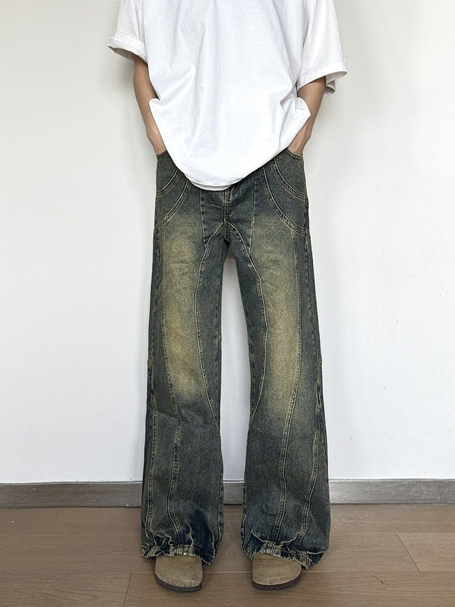 Vintage Straight - Leg Draped Denim - COPPING THREADS - CT Select Hover Image