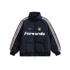 Vintage Stripe Sleeve Puffer Jacket - COPPING THREADS - CATTEE