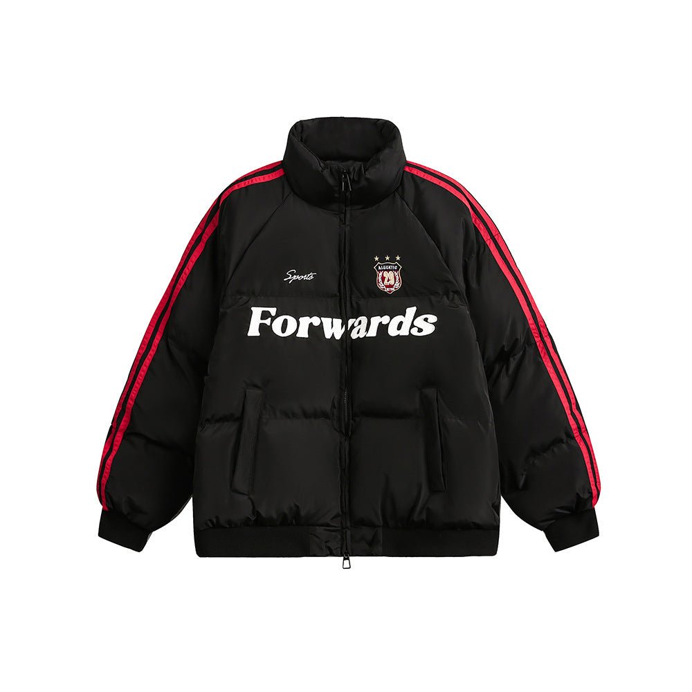 Vintage Stripe Sleeve Puffer Jacket - COPPING THREADS - CATTEE