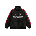 Vintage Stripe Sleeve Puffer Jacket - COPPING THREADS - CATTEE