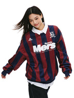 Vintage Stripe Sports Jersey Long Sleeve Sweatshirt - COPPING THREADS - CT Select