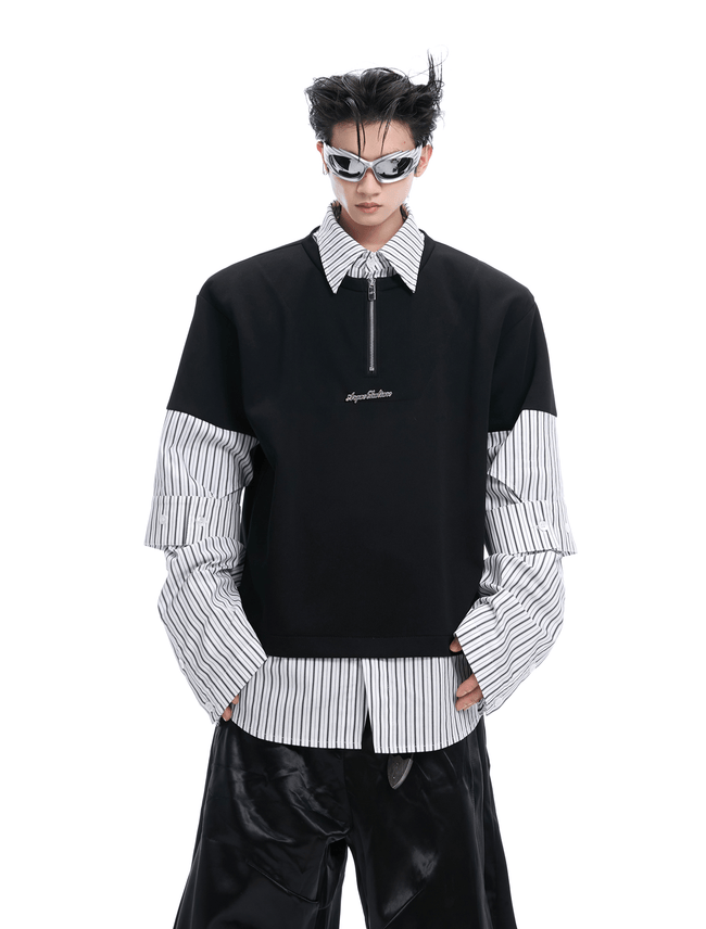 Vintage Striped Layered - Look Shirt - COPPING THREADS - ArguE CulturE Hover Image