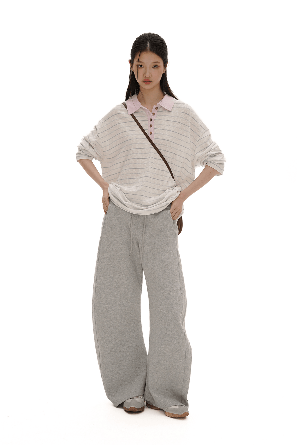 Vintage Striped Loose - Fit Long Sleeve Tee - COPPING THREADS - MOROMORO