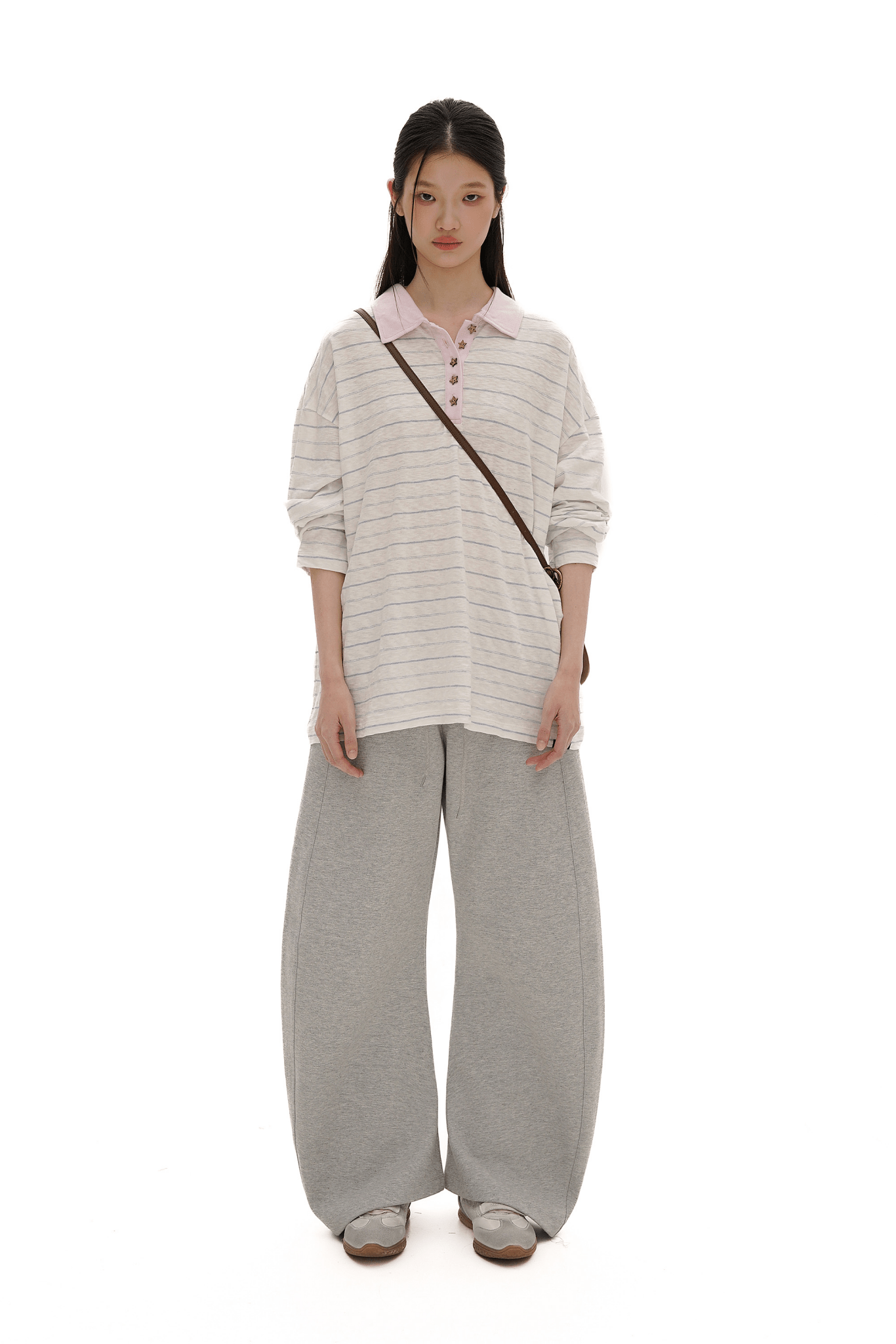 Vintage Striped Loose - Fit Long Sleeve Tee - COPPING THREADS - MOROMORO