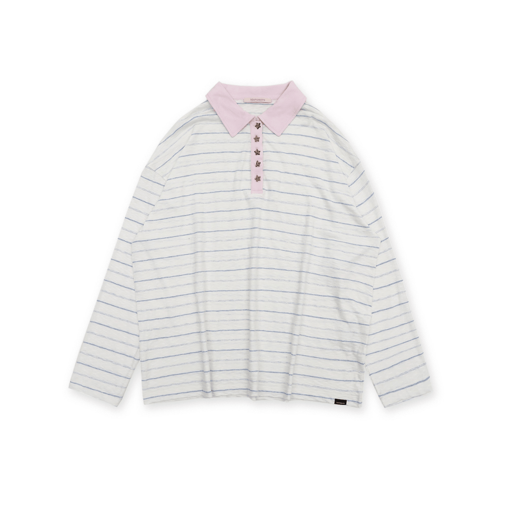 Vintage Striped Loose - Fit Long Sleeve Tee - COPPING THREADS - MOROMORO