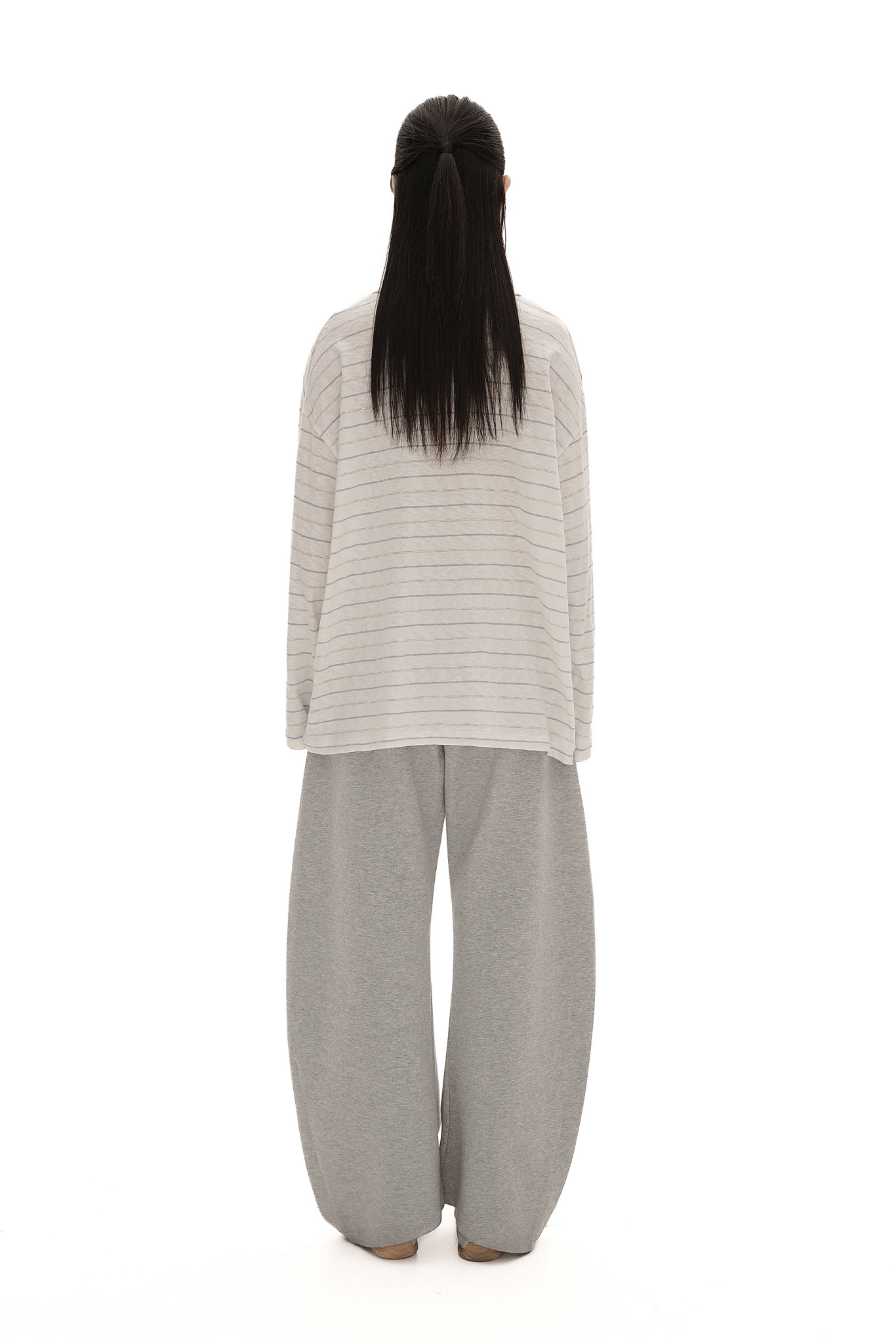 Vintage Striped Loose - Fit Long Sleeve Tee - COPPING THREADS - MOROMORO