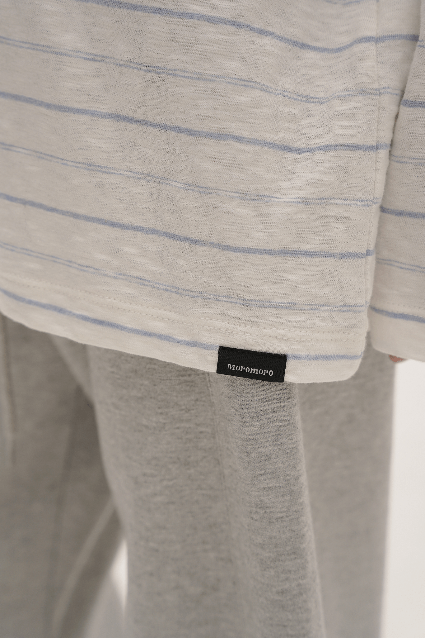 Vintage Striped Loose - Fit Long Sleeve Tee - COPPING THREADS - MOROMORO