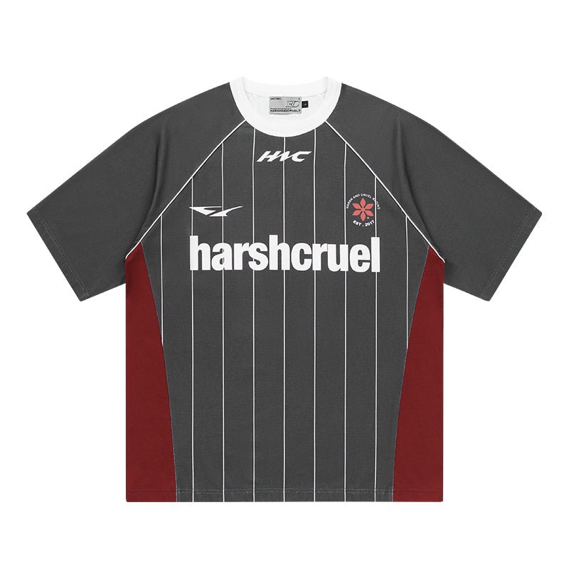 Vintage Striped Patchwork Raglan Jersey Tee - COPPING THREADS - Harsh and Cruel