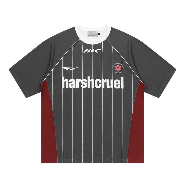 Vintage Striped Patchwork Raglan Jersey Tee - COPPING THREADS - Harsh and Cruel