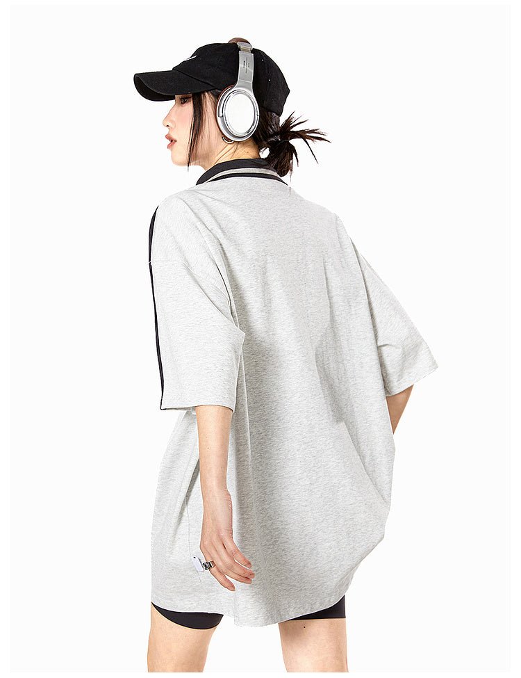 Vintage Striped Polo Collar Tee - COPPING THREADS - CATTEE