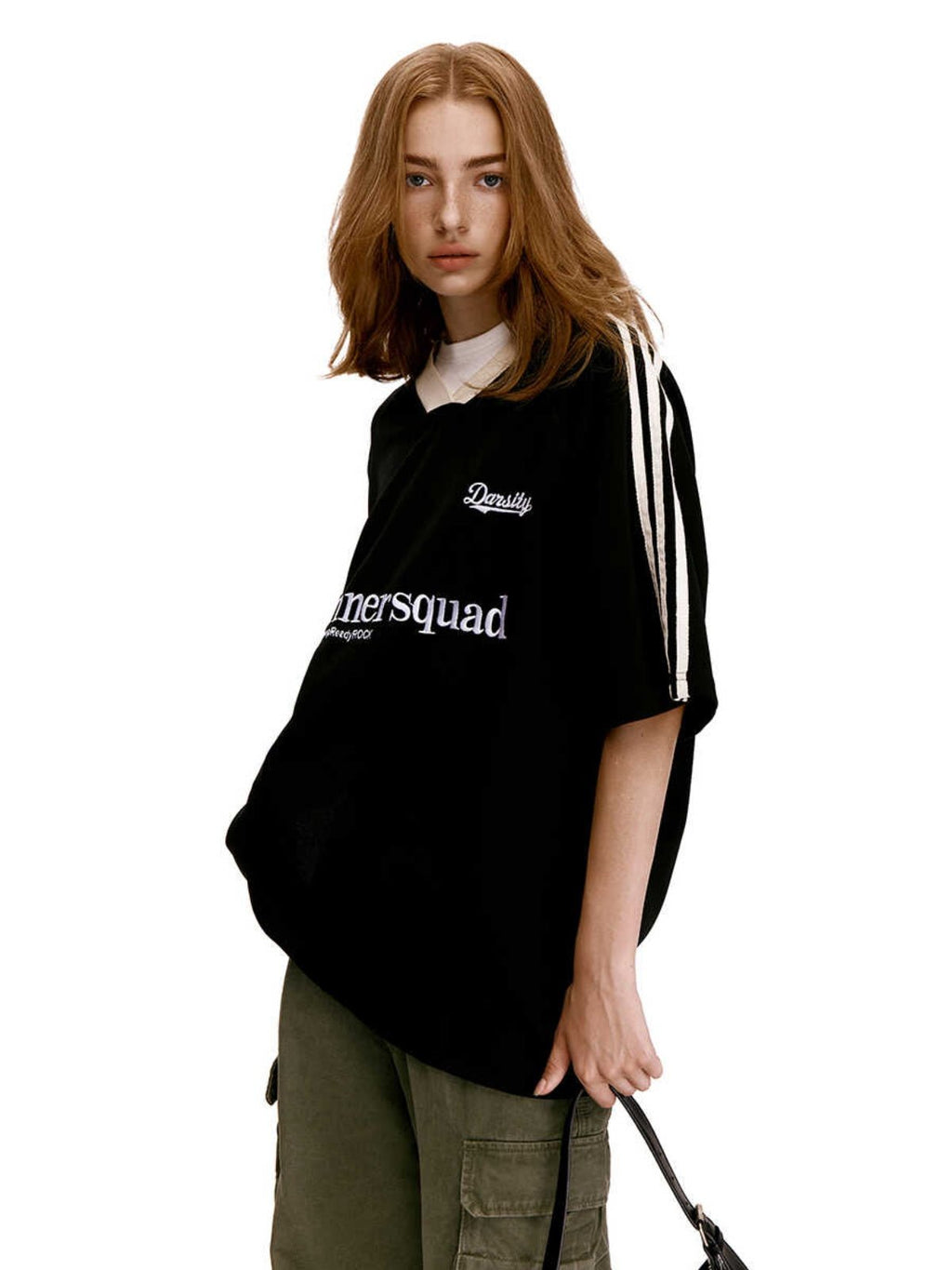 Vintage Striped Sleeve Blokette Jersey Tee - COPPING THREADS - CHICISLAND