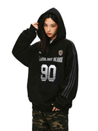 Vintage Striped Sleeve Jersey Hoodie - COPPING THREADS - CHICISLAND