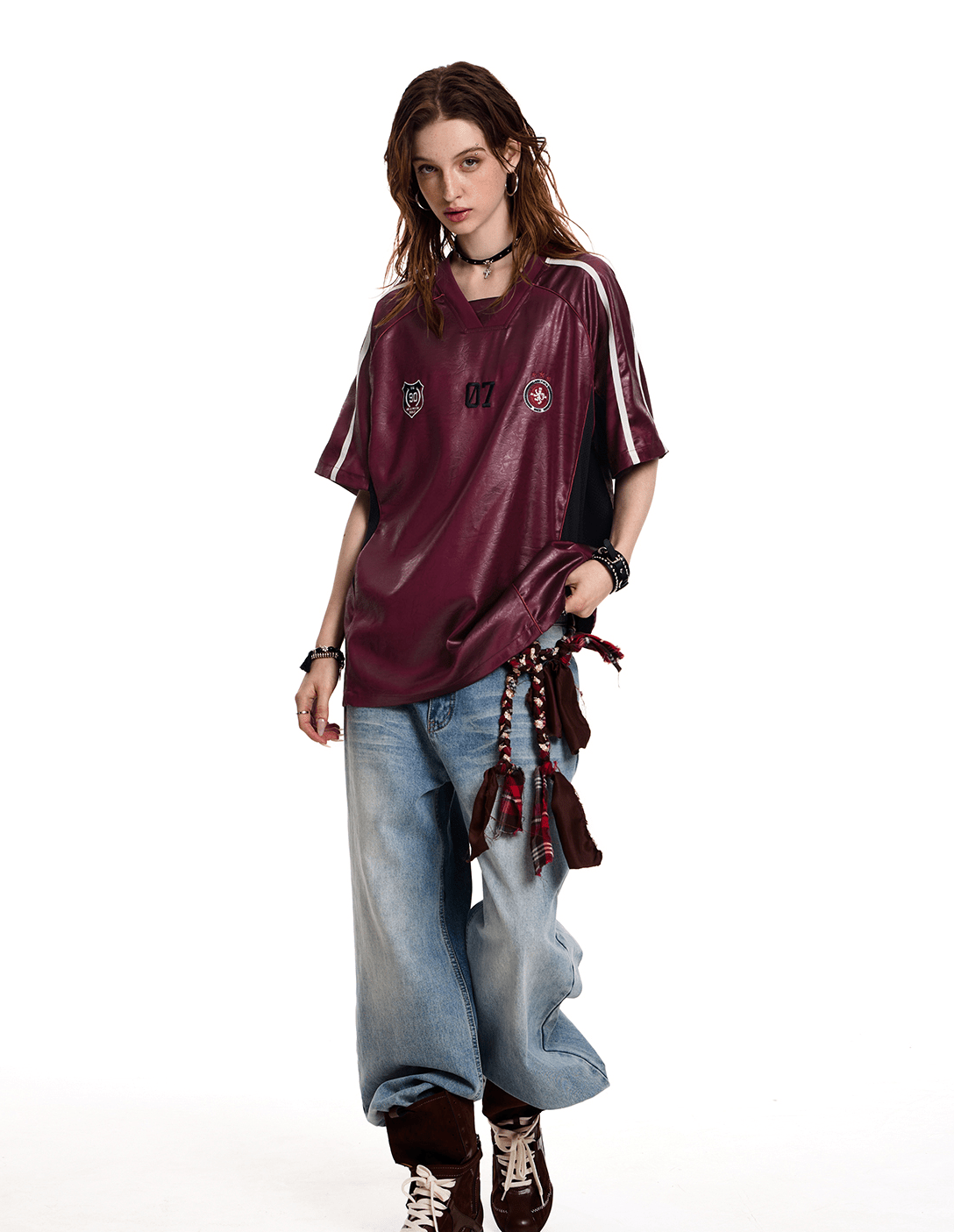 Vintage Textured Athletic Jersey Tee - COPPING THREADS - CT Select