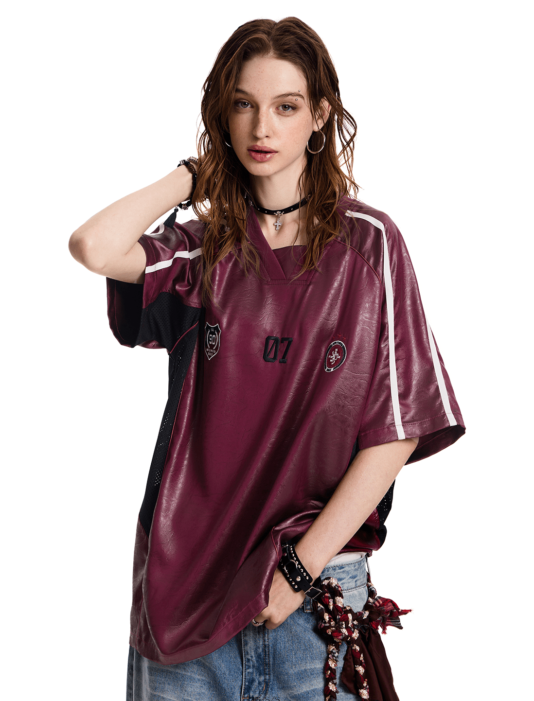 Vintage Textured Athletic Jersey Tee - COPPING THREADS - CT Select