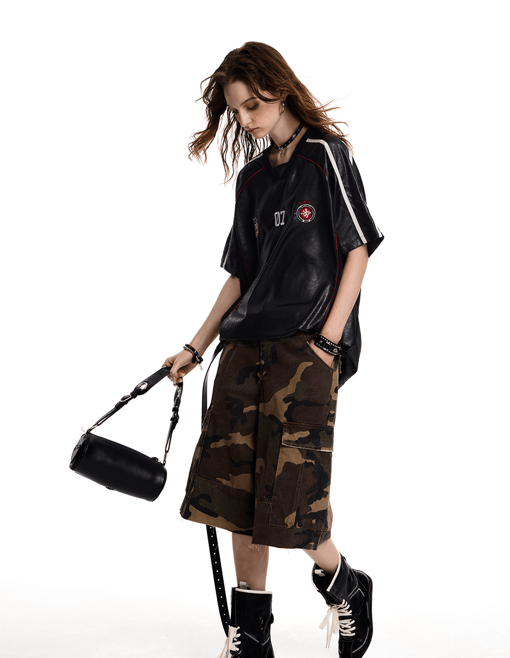 Vintage Textured Athletic Jersey Tee - COPPING THREADS - CT Select