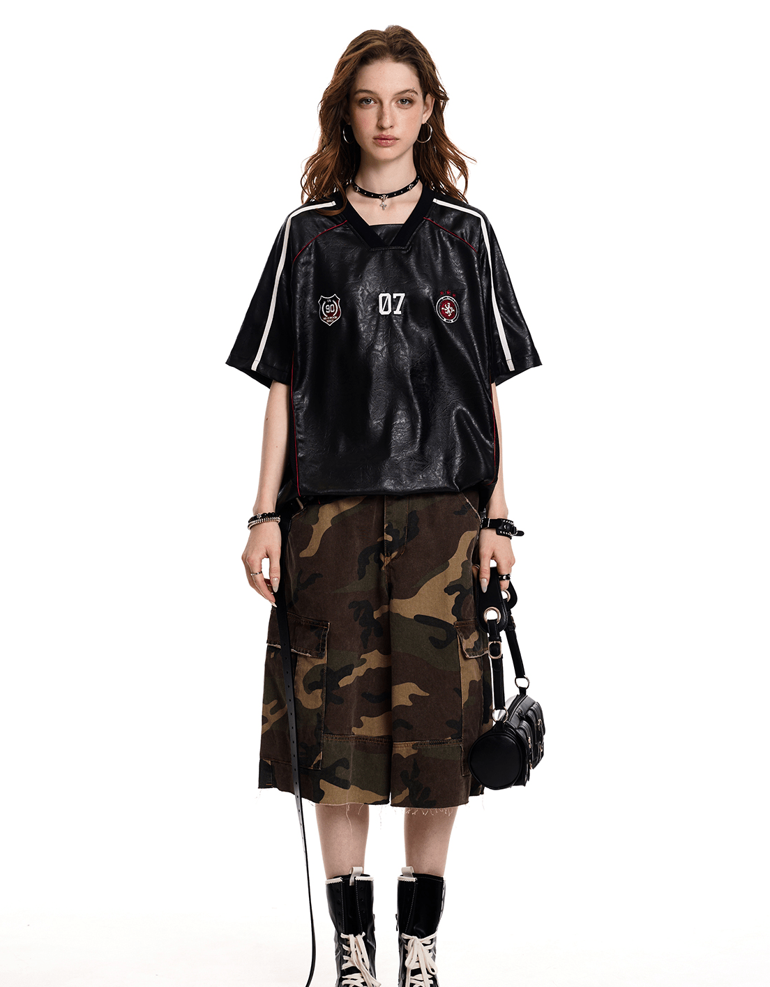 Vintage Textured Athletic Jersey Tee - COPPING THREADS - CT Select