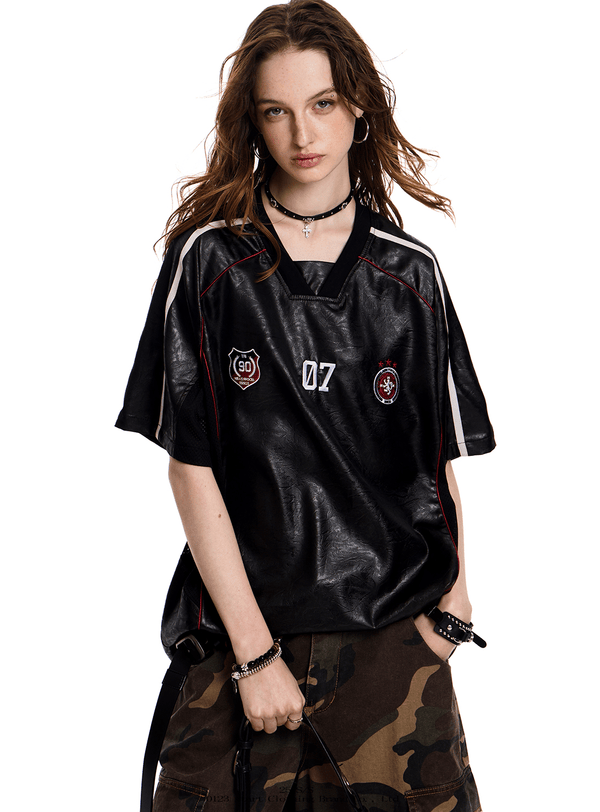 Vintage Textured Athletic Jersey Tee - COPPING THREADS - CT Select