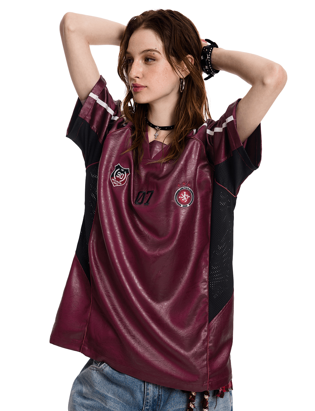 Vintage Textured Athletic Jersey Tee - COPPING THREADS - CT Select