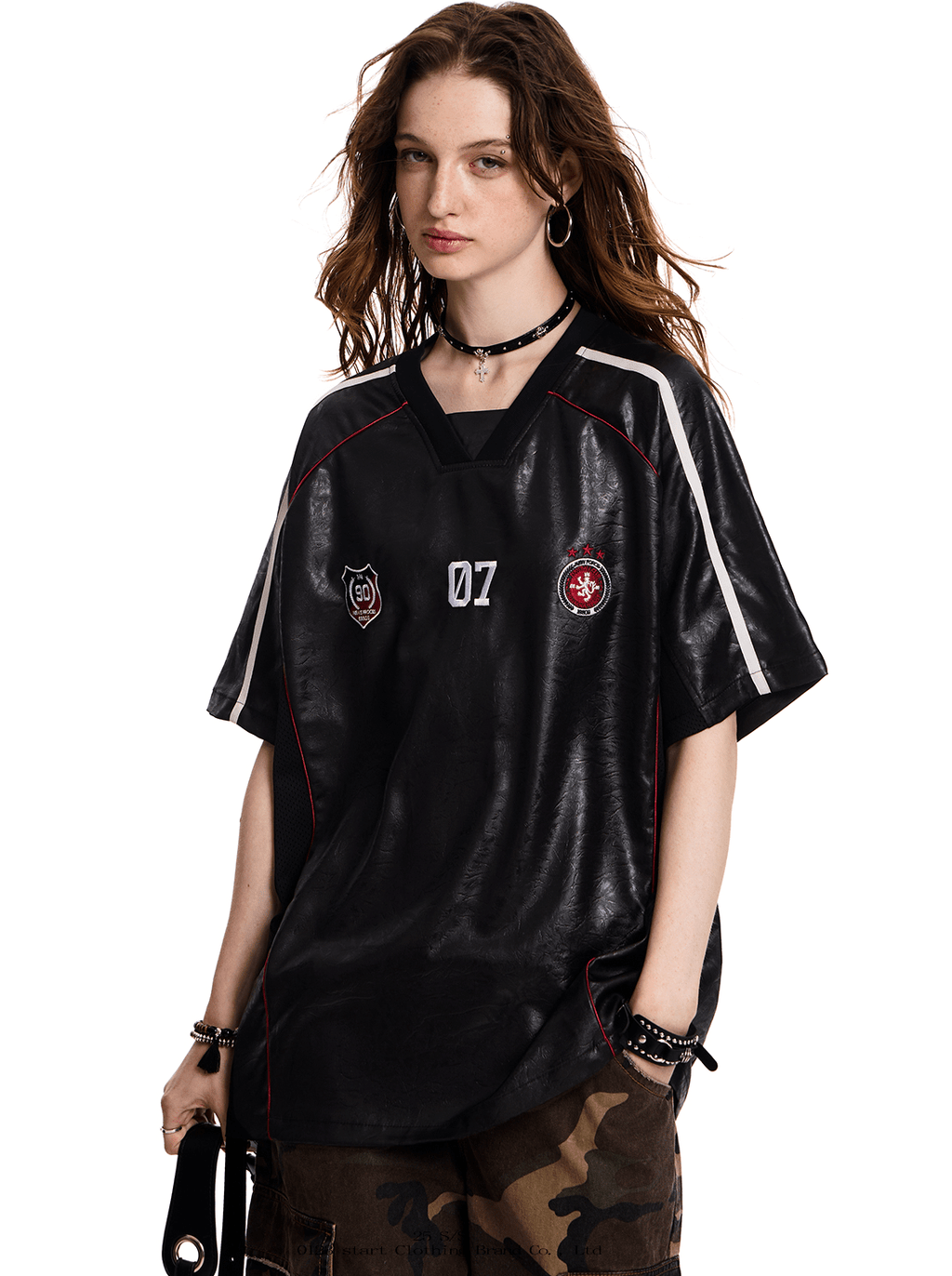 Vintage Textured Athletic Jersey Tee - COPPING THREADS - CT Select