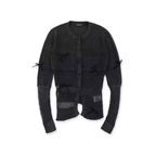 Vintage Textured V - Neck Cardigan - COPPING THREADS - MOROMORO