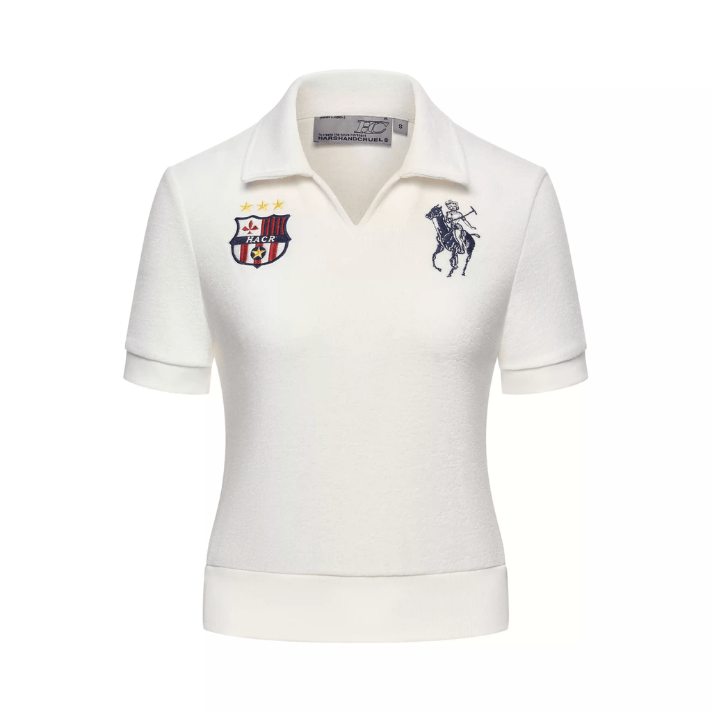 Vintage Towel - Texture Jersey Polo Shirt - COPPING THREADS - Harsh and Cruel