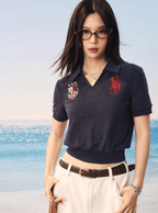 Vintage Towel - Texture Jersey Polo Shirt - COPPING THREADS - Harsh and Cruel