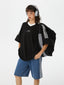 Vintage Triple - Stripe Sleeve Oversized Tee - COPPING THREADS - CHICISLAND