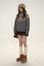 Vintage Turtleneck Knit Cardigan Sweater - COPPING THREADS - MOROMORO