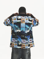 Vintage UFO Print Short Sleeve Shirt - COPPING THREADS - CT Select