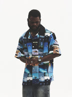 Vintage UFO Print Short Sleeve Shirt - COPPING THREADS - CT Select