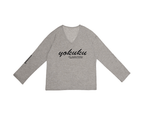 Vintage V - Neck Long Sleeve Graphic Tee - COPPING THREADS - Yokuku